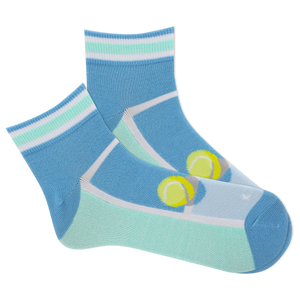 K.Bell Women's Tennis Court Ankle Sock