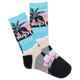 K.Bell Women's Beach Please Crew Sock