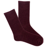 K.Bell Women's Velvet Crew Sock thumbnail