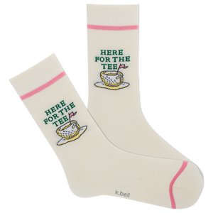 K.Bell Women's Here For The Tee Crew Sock