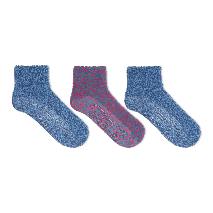 Dr. Scholl's Women's Soothing Spa Low Cut Gripper Socks, 3 Pack – Loops &  Wales